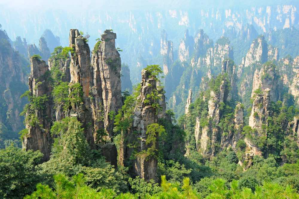 Nationaal park in het gebergte van China